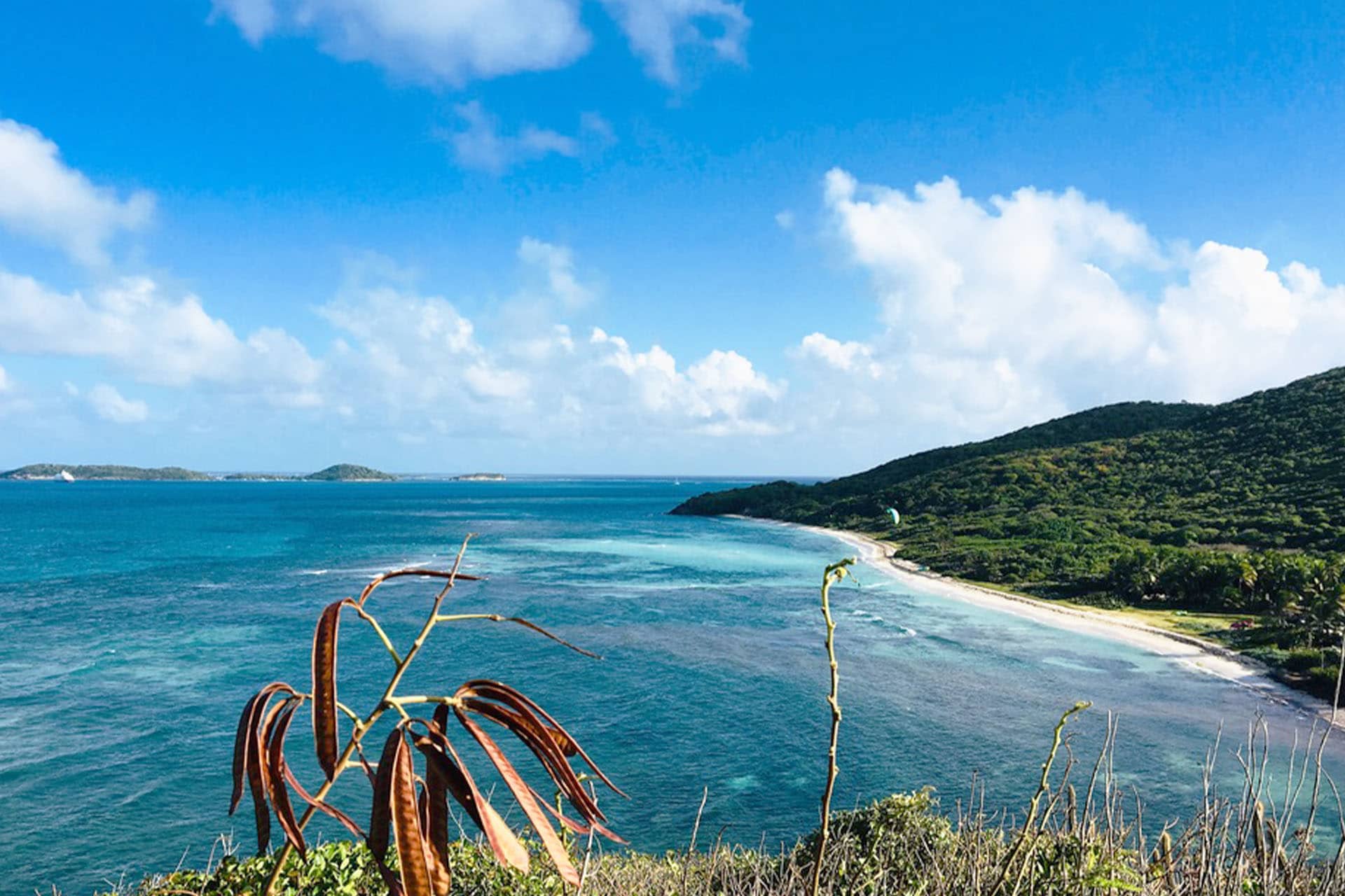 Caribbean island view