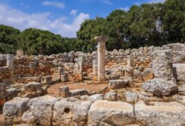 Menorca Talayotic stones ancient, Balearic islands, spain