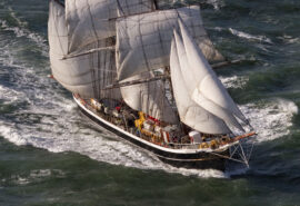 Morgenster bow sailing