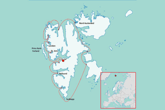 NO Map - Svalbard Circumnavigation