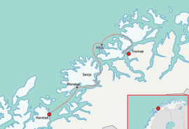 NO Map - Whales & wonder Tromso-Harstad