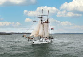New Flying Dutchman Sailing towards Oban, Hebrides, Scotland