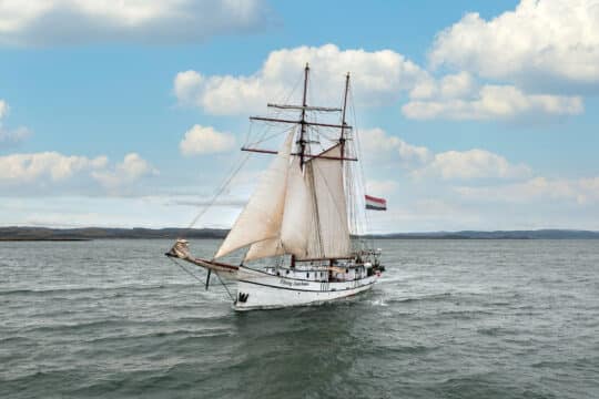 New Flying Dutchman Sailing towards Oban, Hebrides, Scotland