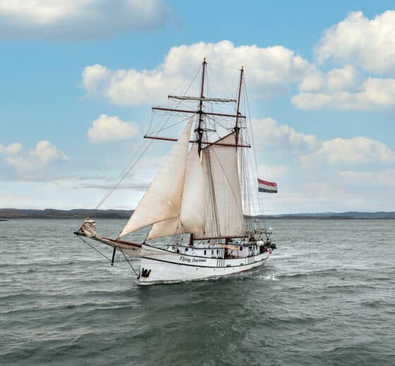 New Flying Dutchman Sailing towards Oban, Hebrides, Scotland