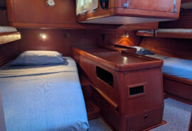 Noonmark VI cabin onboard below deck