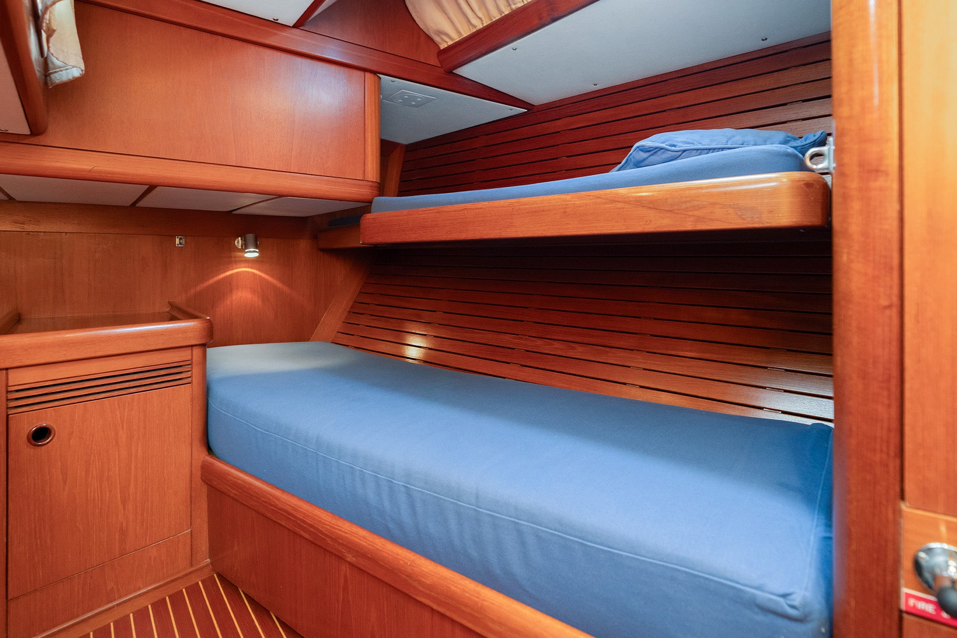 Noonmark VI yacht 4 berth cabin onboard