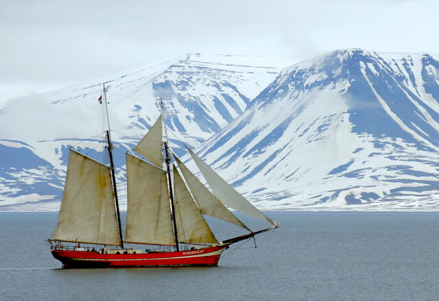 Sailing in Svalbard; Arctic Spring