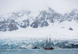 Noorderlicht anchored Svalbard