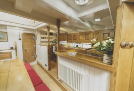 Pilot Cutter Pellew interior kitchen area