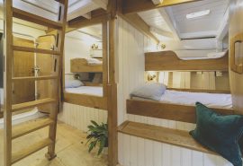 Pellew pilot cutter bunk area