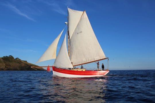 Pettifox under sail