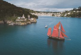 Pilgrim of Brixham Dartmouth sailing