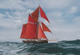 Pilgrim at sea