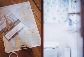 Pilgrim boat bathroom