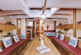 Pilgrim boat below deck