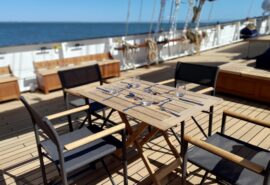 Santa Maria Manuela Dining on deck