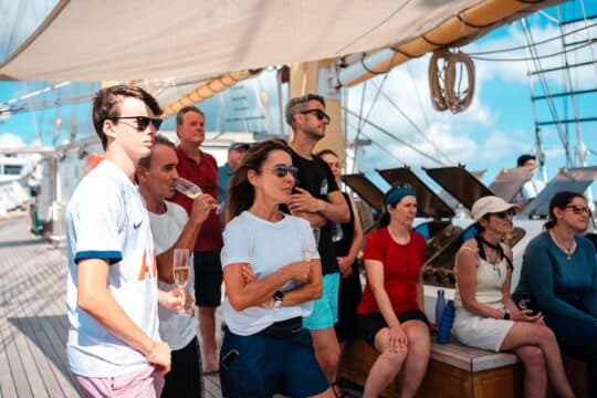Santa Maria Manuela Guests on deck