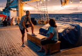 Santa Maria Manuela guests evening