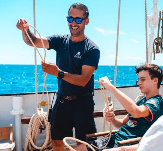 Santa Maria Manuela guests tying knots