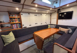 Sea Dragon onboard below deck view of interior saloon