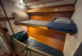 Sea Dragon sailing yacht below deck cabin onboard
