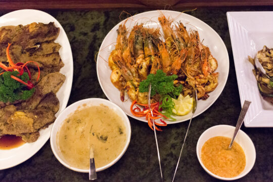 Sea Trek food onboard