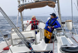 Sea dragon guests underway adventure crossing sailing open ocean -