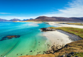 Seilebost beach, Isle of Harris, Outer Hebrides sailing Scotland