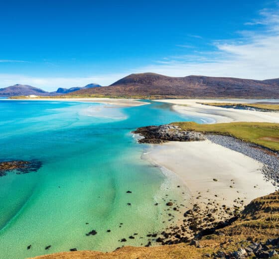 Seilebost beach, Isle of Harris, Outer Hebrides sailing Scotland