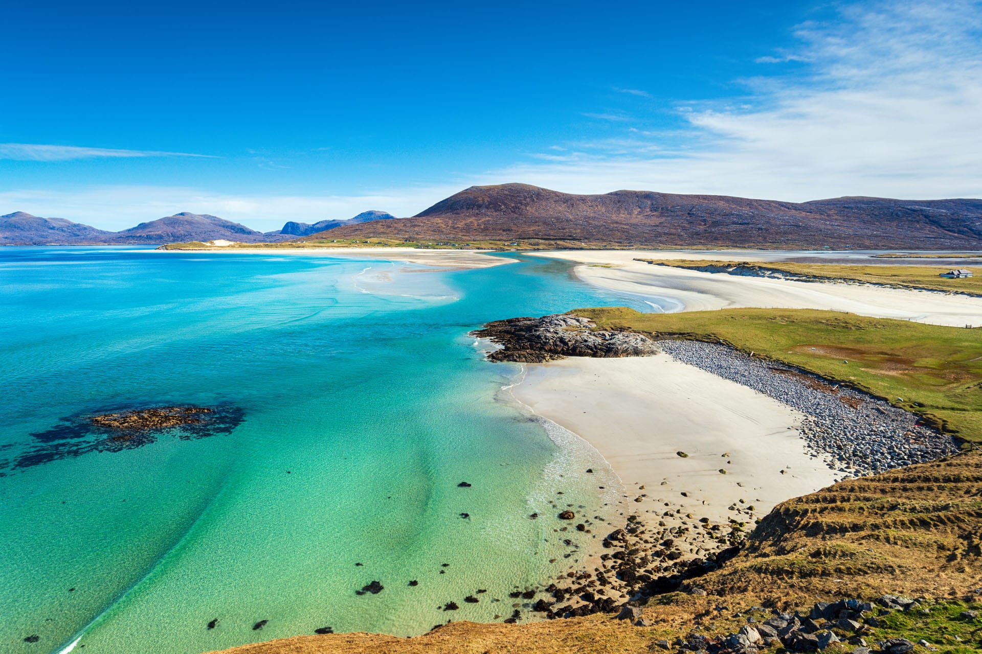 Seilebost beach, Isle of Harris, Outer Hebrides sailing Scotland