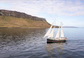 Steady Eigg Sails up