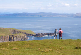 Steady guests walking in the Inner Hebrides Walk and Sail