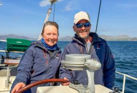 Steady owners Jan Willem and Marielle at helm