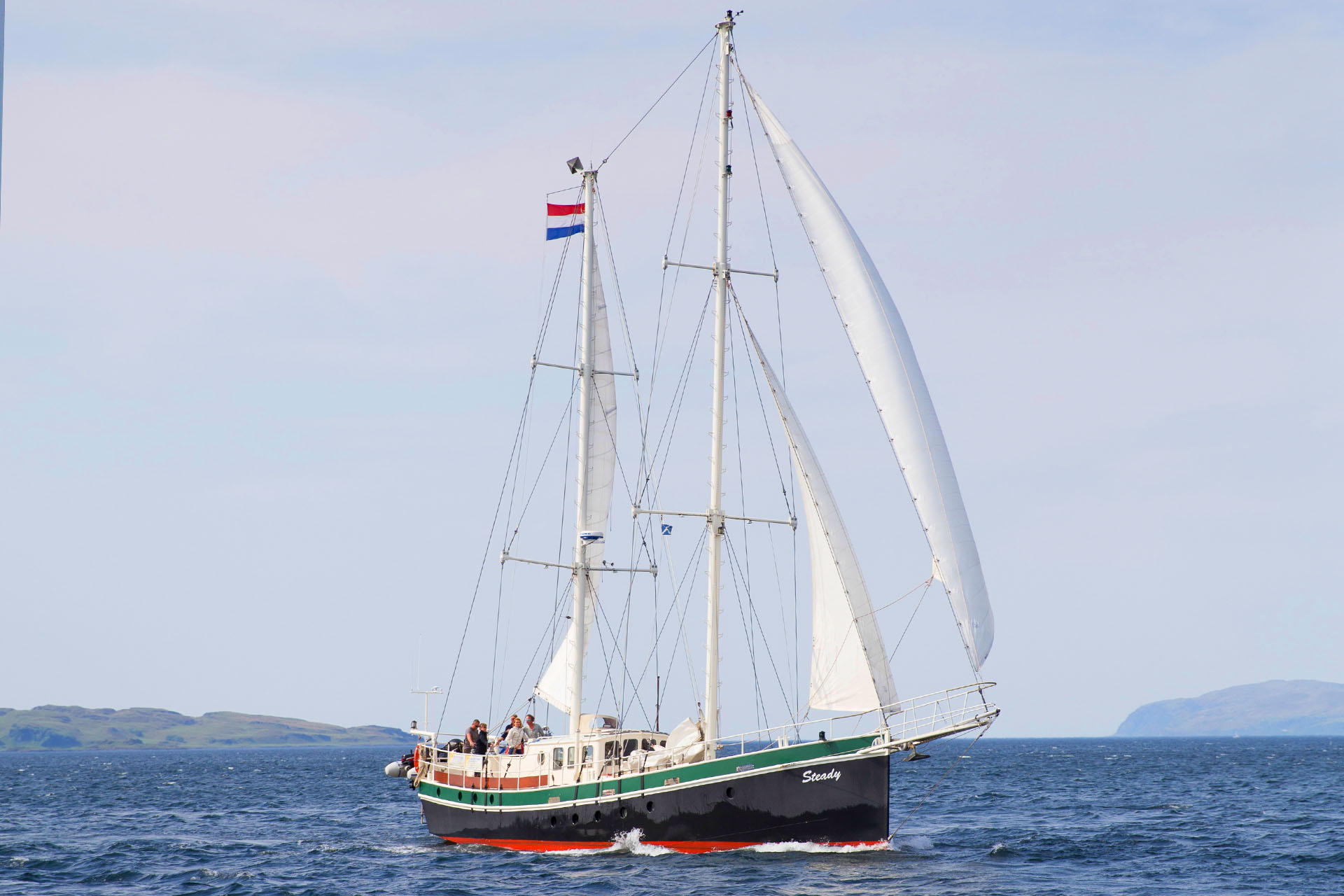 Steady sailing scotland