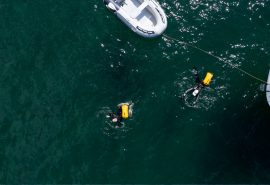 Stravaigin Wild Swimming aerial shot