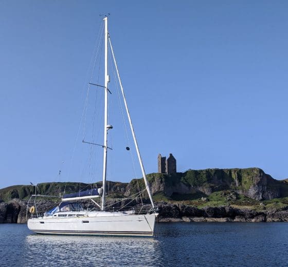 Stravaigin anchored in scotland