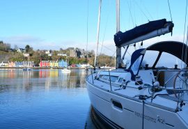 Stravaigin moored