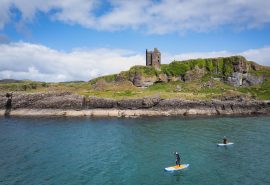 Stravaigin paddle boarding