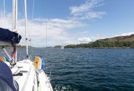 Stravaigin sailing from boat