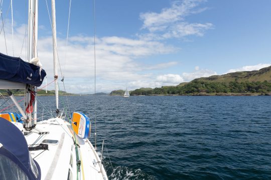 Stravaigin sailing from boat