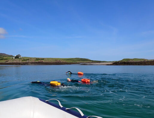 Guided Wild Swimming with Dan the Merman & Sailing in the Hebrides