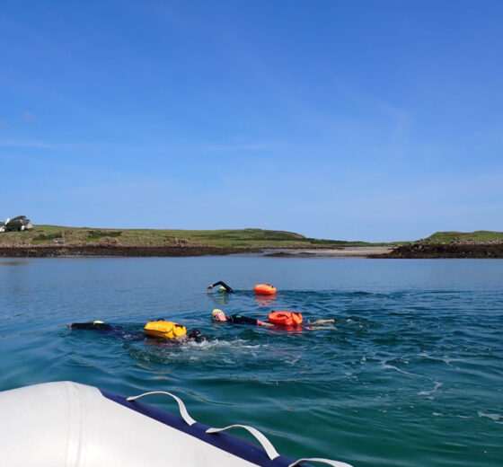 Stravaigin swimming in scotland