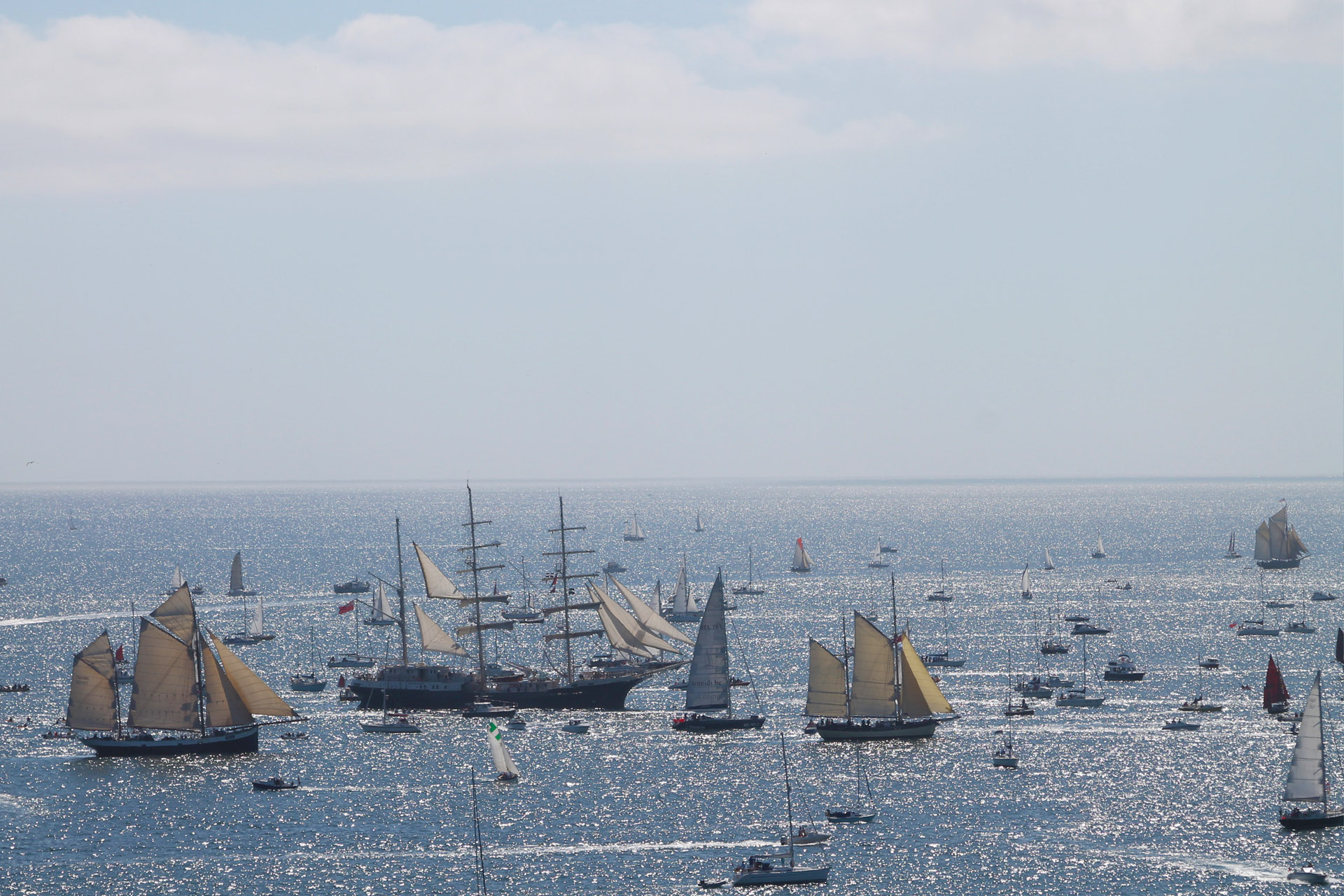 Tall Ships Race Falmouth bay