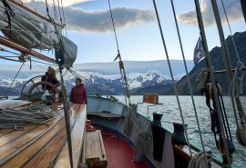 Tecla guests sailing in South Georgia to Antarctica