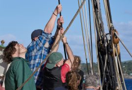 Tecla pulling rope
