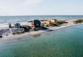 Troense Beach Huts Denmark