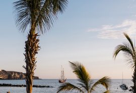 Twister anchored in Tenerife