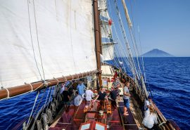 Under way on board Florette