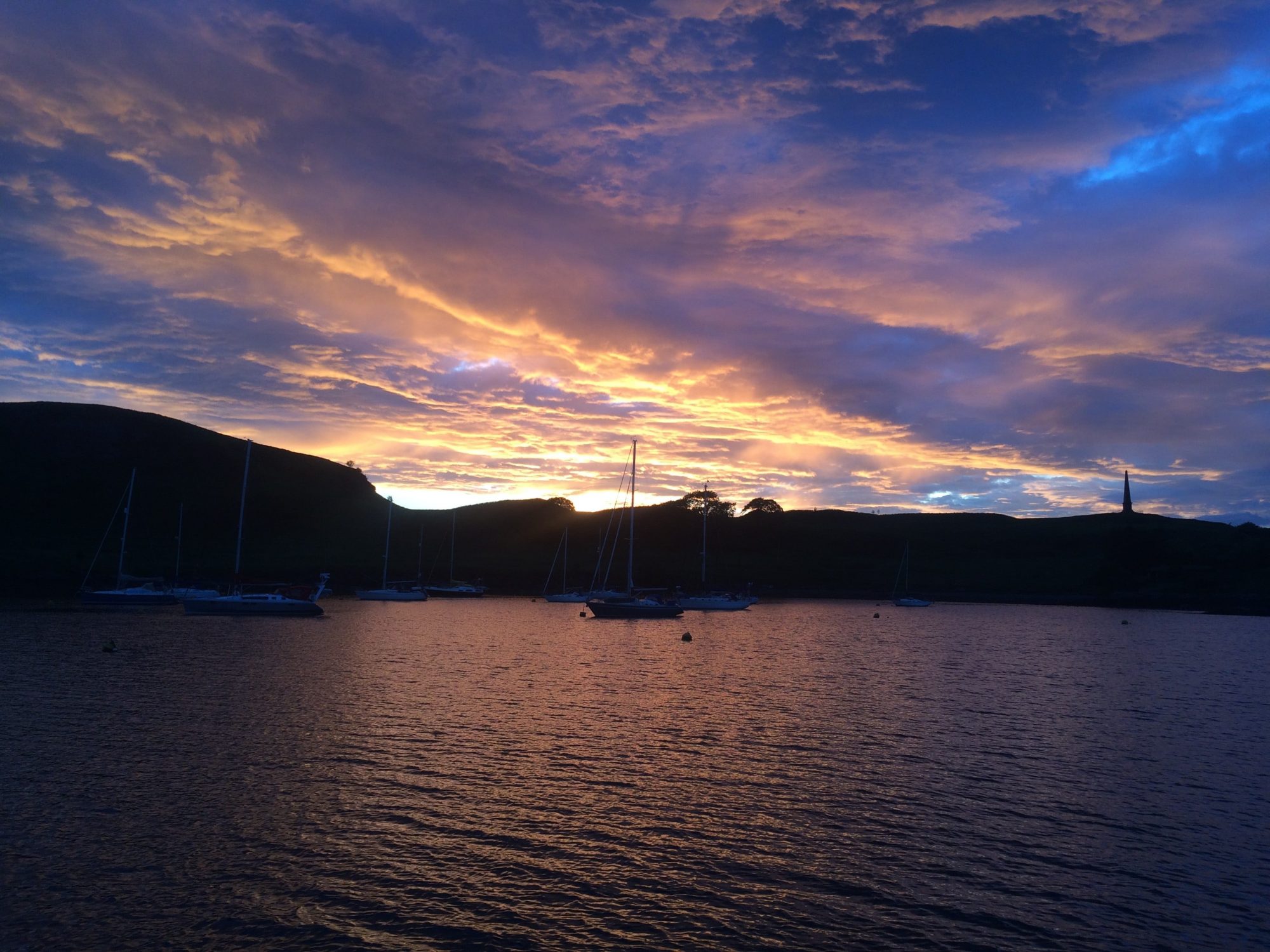 Zuza at sunset