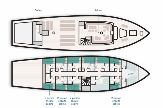 The flying dutchman ship deck plan information